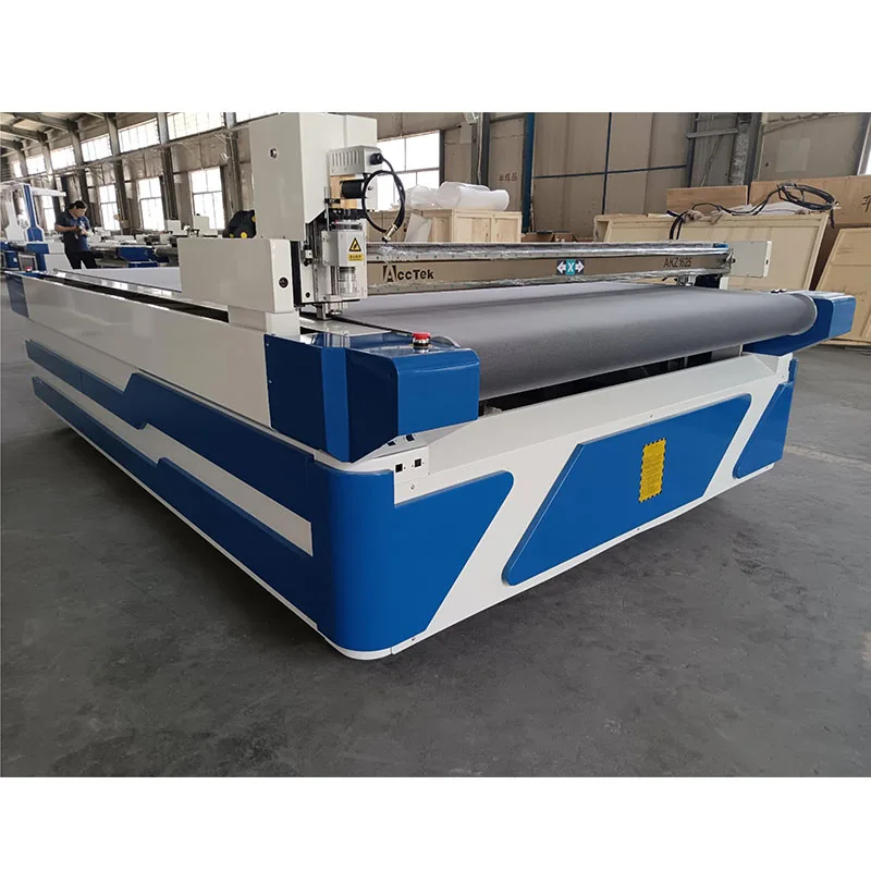 Automatic Fast Speed Paper Signs Corrugated Cardboard Board Sheet Oscillating Knife Cutting Machine for Rubber Gasket